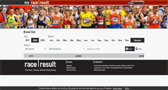Desktop Screenshot of my1.raceresult.com