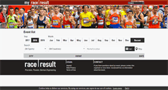 Desktop Screenshot of my2.raceresult.com