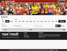 Tablet Screenshot of my2.raceresult.com